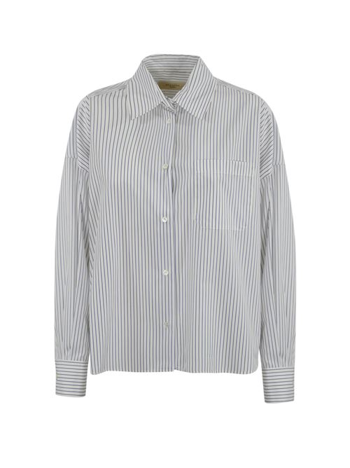 Camicia Aureo in popeline a righe Bianco/Blu WEEKEND MAX MARA | 2515111071600071